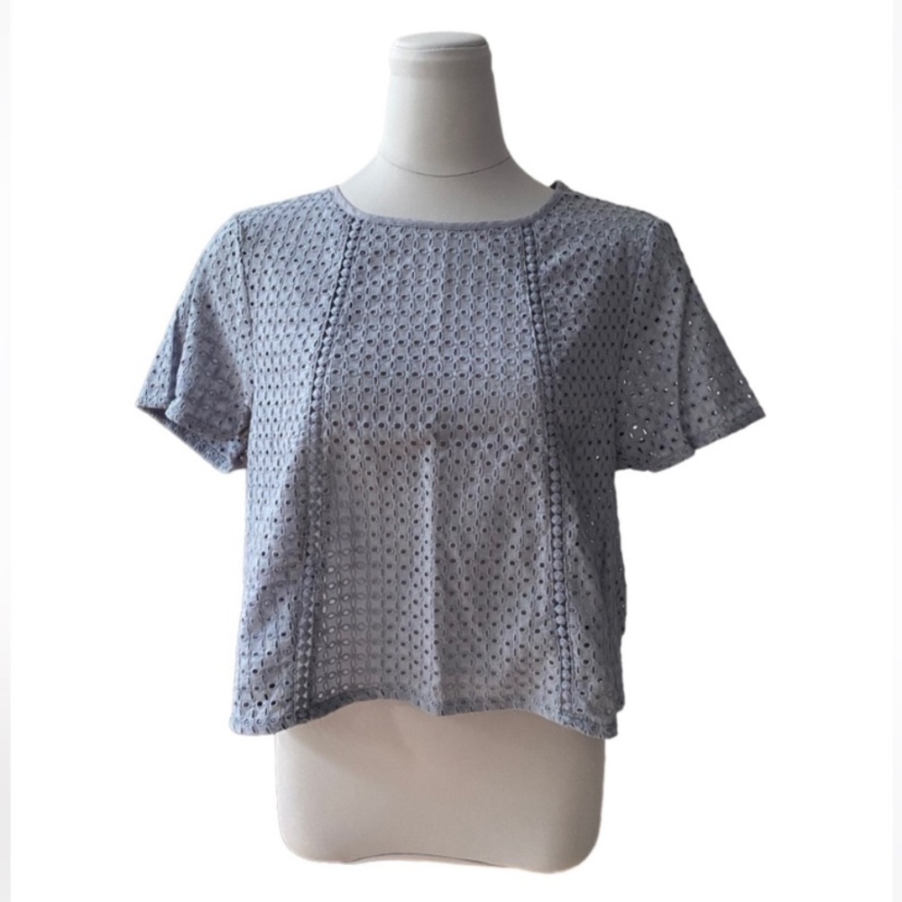 Twik Cotton Eyelet Top